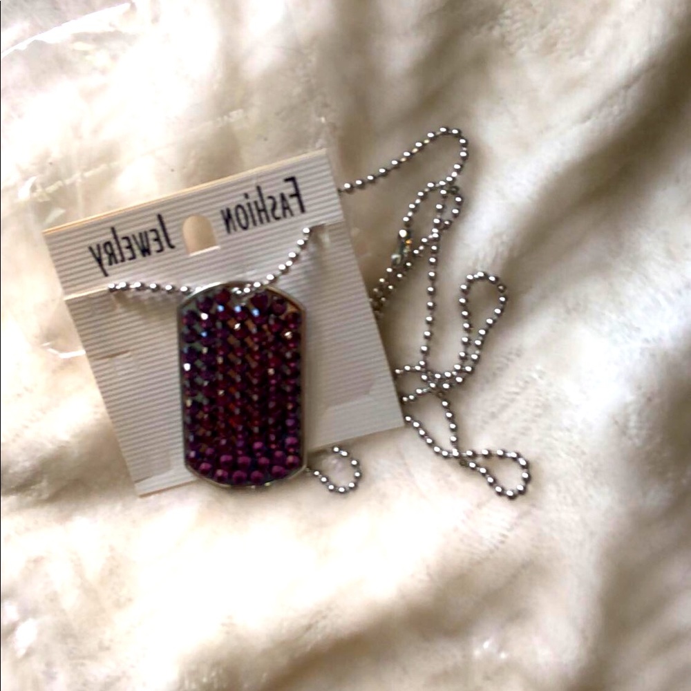Purple necklace